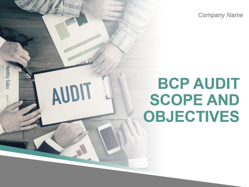 Bcp Audit Scope And Objectives Powerpoint Presentation Slides Slide00