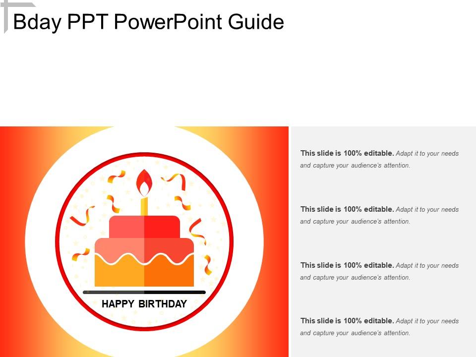 Bday ppt powerpoint guide Slide01