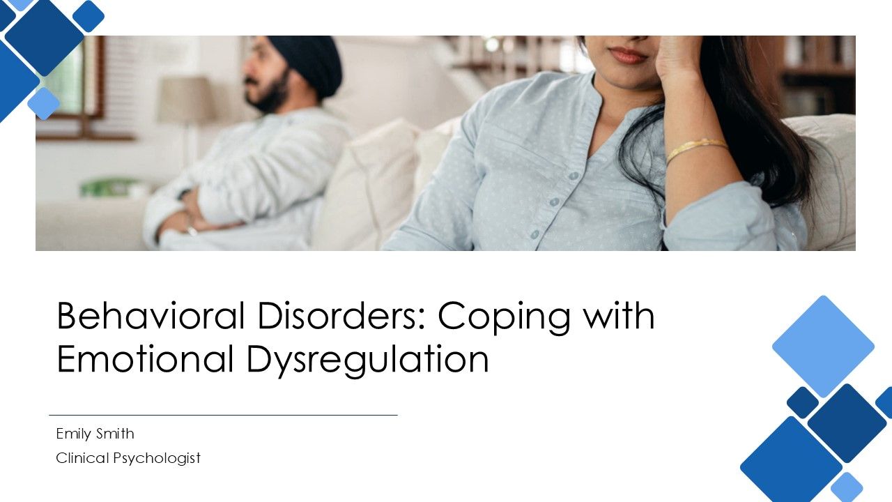 Behavioral Disorders Coping With Emotional Dysregulation PPT Summary AT Behavioral Disorders Coping With Emotional Dysregulation PPT Summary AT
