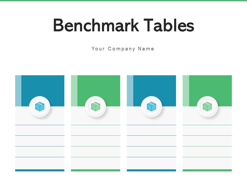 Benchmark Tables Competitors Analysis Marketing Product Business Goals Slide01