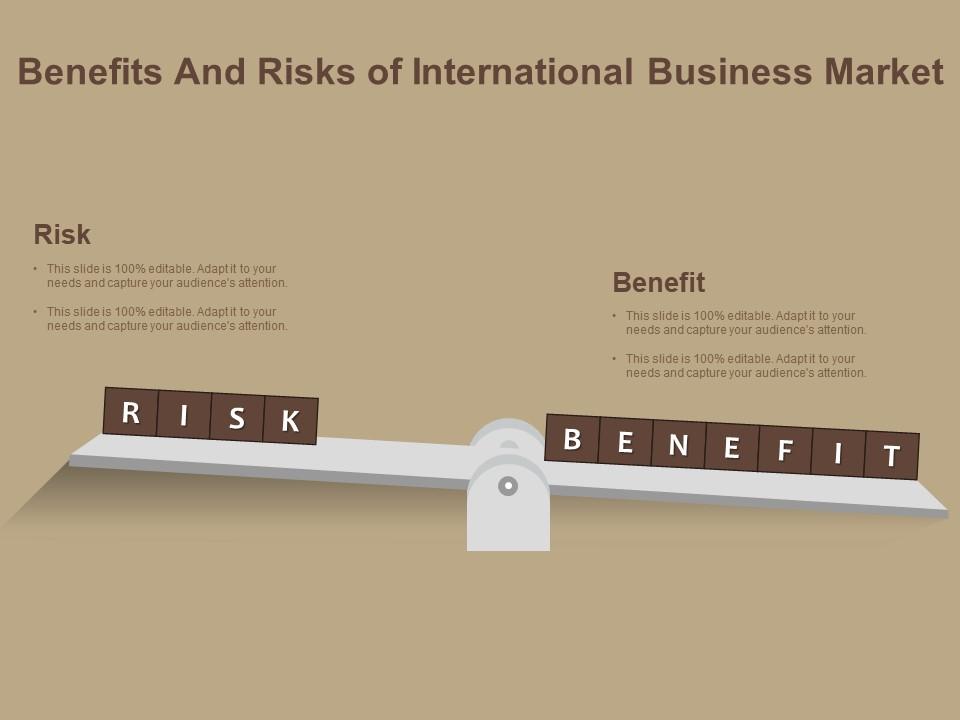 Benefits And Risks Of International Business Market