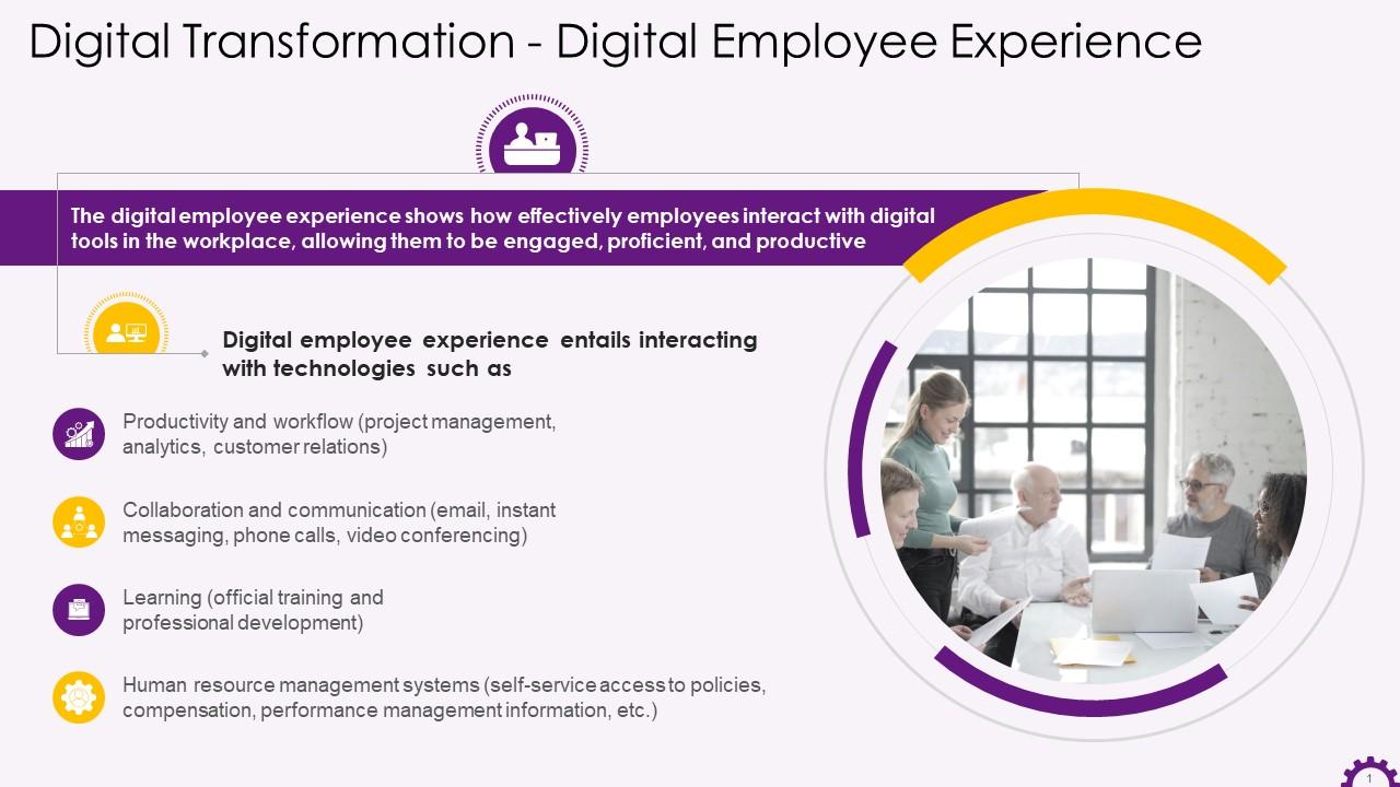 Benefits Of Digital Workplace For Employees Training Ppt Slide01