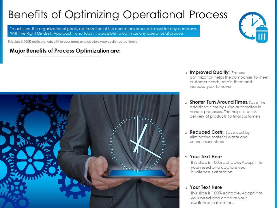 Benefits Of Optimizing Operational Process | Presentation Graphics ...