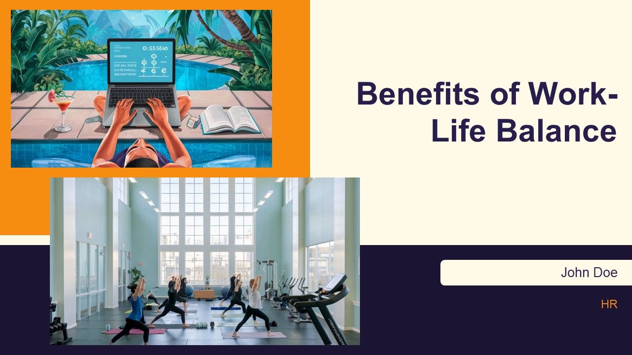 Benefits Of Work Life Balance PPT Template AT