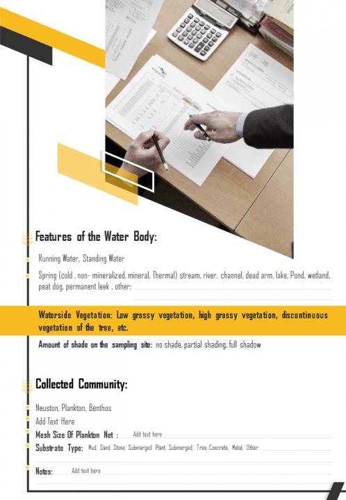 Bi fold data collection protocol document report pdf ppt template Slide01