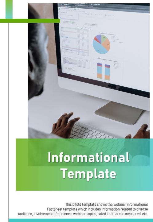 Bi fold informational document report pdf ppt template Slide01