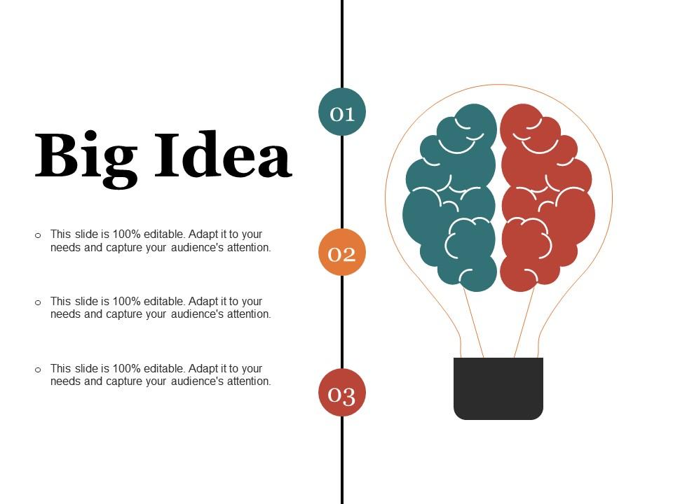 Big Idea Presentation Slides PowerPoint Presentation Templates PPT Template Themes