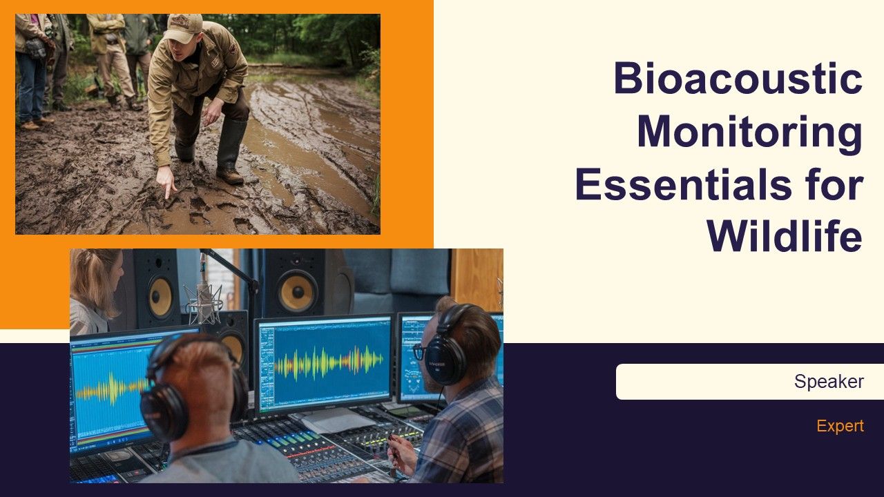 Bioacoustic Monitoring Essentials For Wildlife PPT Mockup AT Bioacoustic Monitoring Essentials For Wildlife PPT Mockup AT