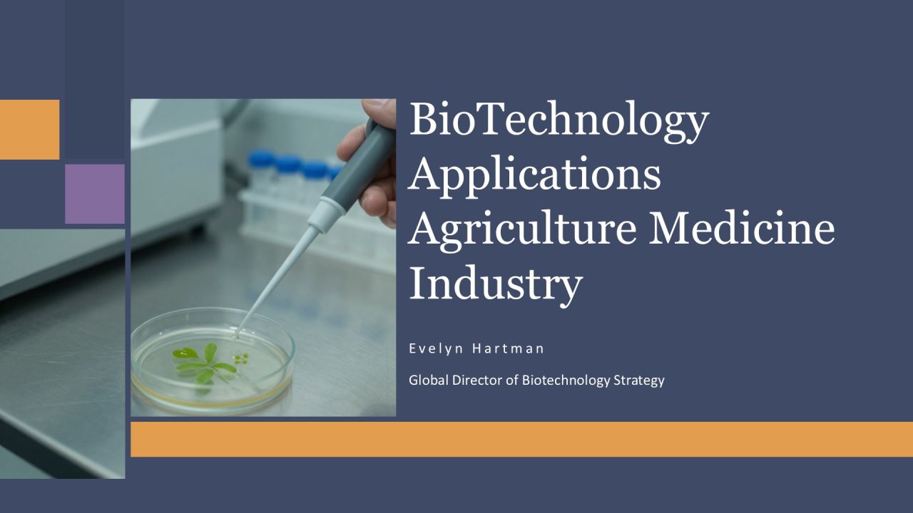 Biotechnology Applications Agriculture Medicine Industry PPT Presentation VA Biotechnology Applications Agriculture Medicine Industry PPT Presentation VA