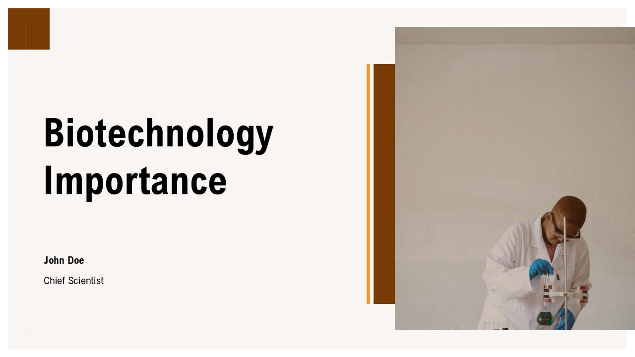 Biotechnology Importance PPT Structure ACP PPT Template
