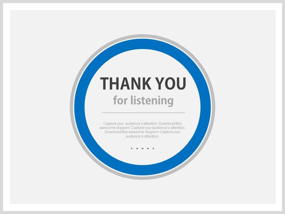 Blue Background Thank You Slide For Listening Powerpoint Slides |  PowerPoint Presentation Designs | Slide PPT Graphics | Presentation  Template Designs