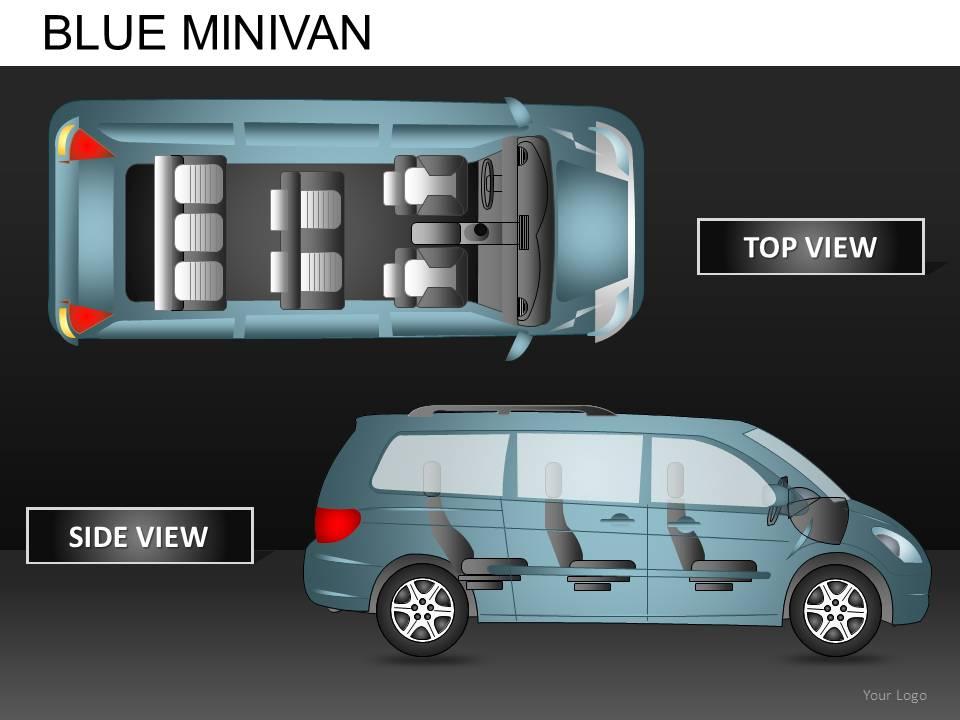 blue_minivan_side_view_powerpoint_presentation_slides_db_Slide01