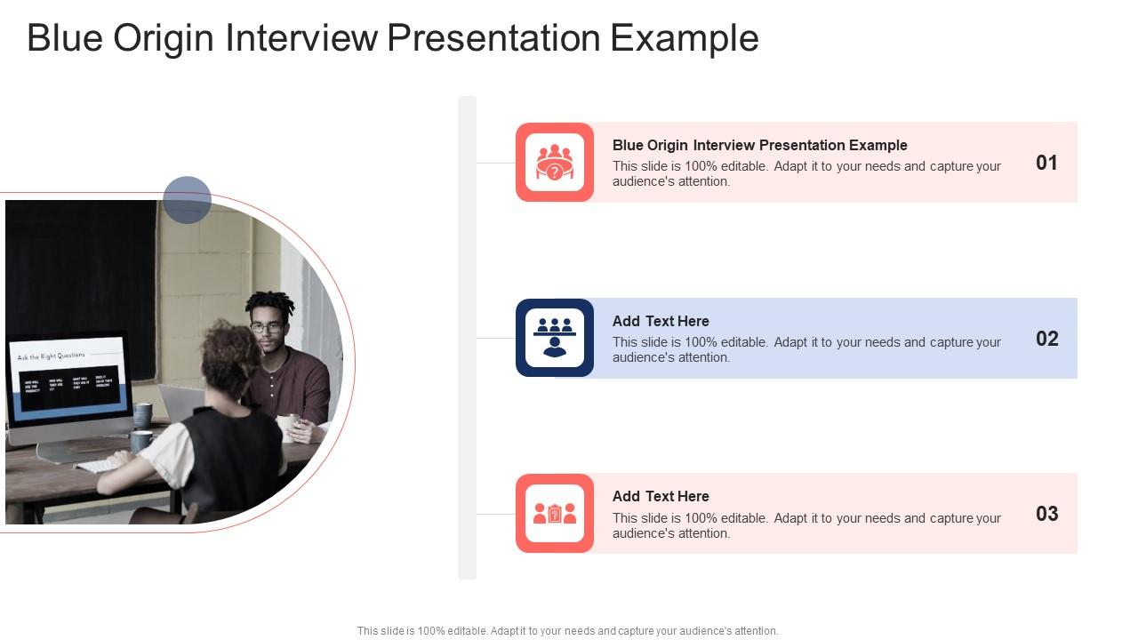 Blue Origin Interview Presentation Example In Powerpoint And Google