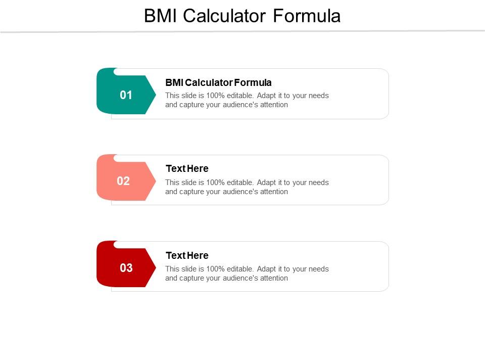 BMI Calculator Formula Ppt Powerpoint Presentation Inspiration Master ...