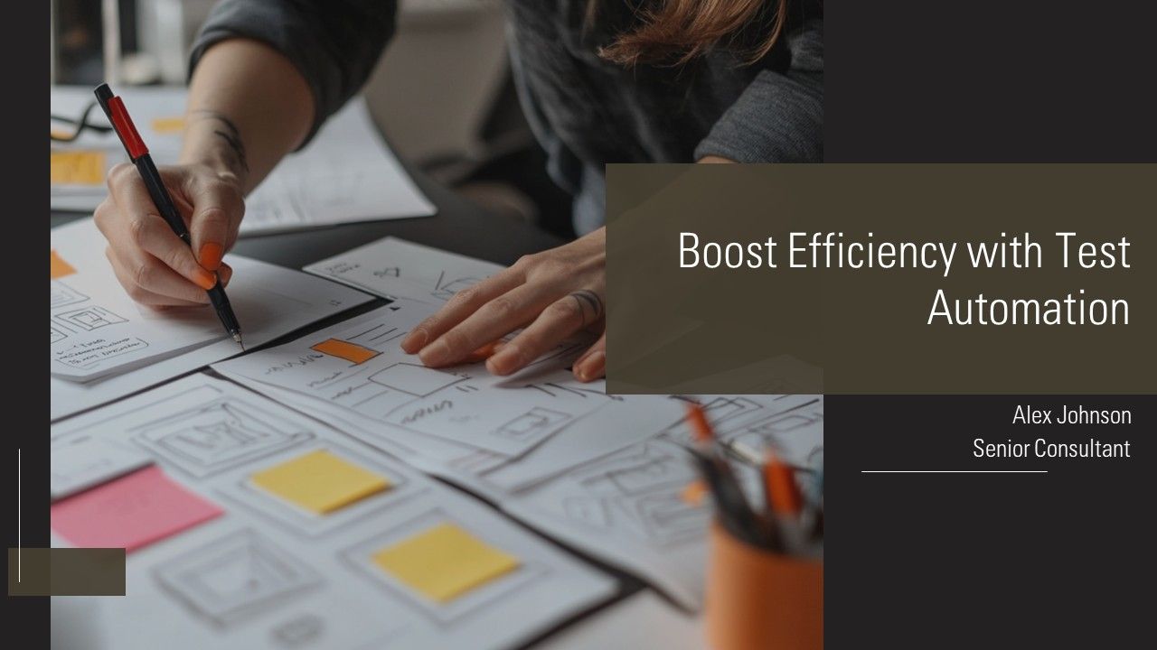 Boost Efficiency With Test Automation PPT Presentation AT Boost Efficiency With Test Automation PPT Presentation AT