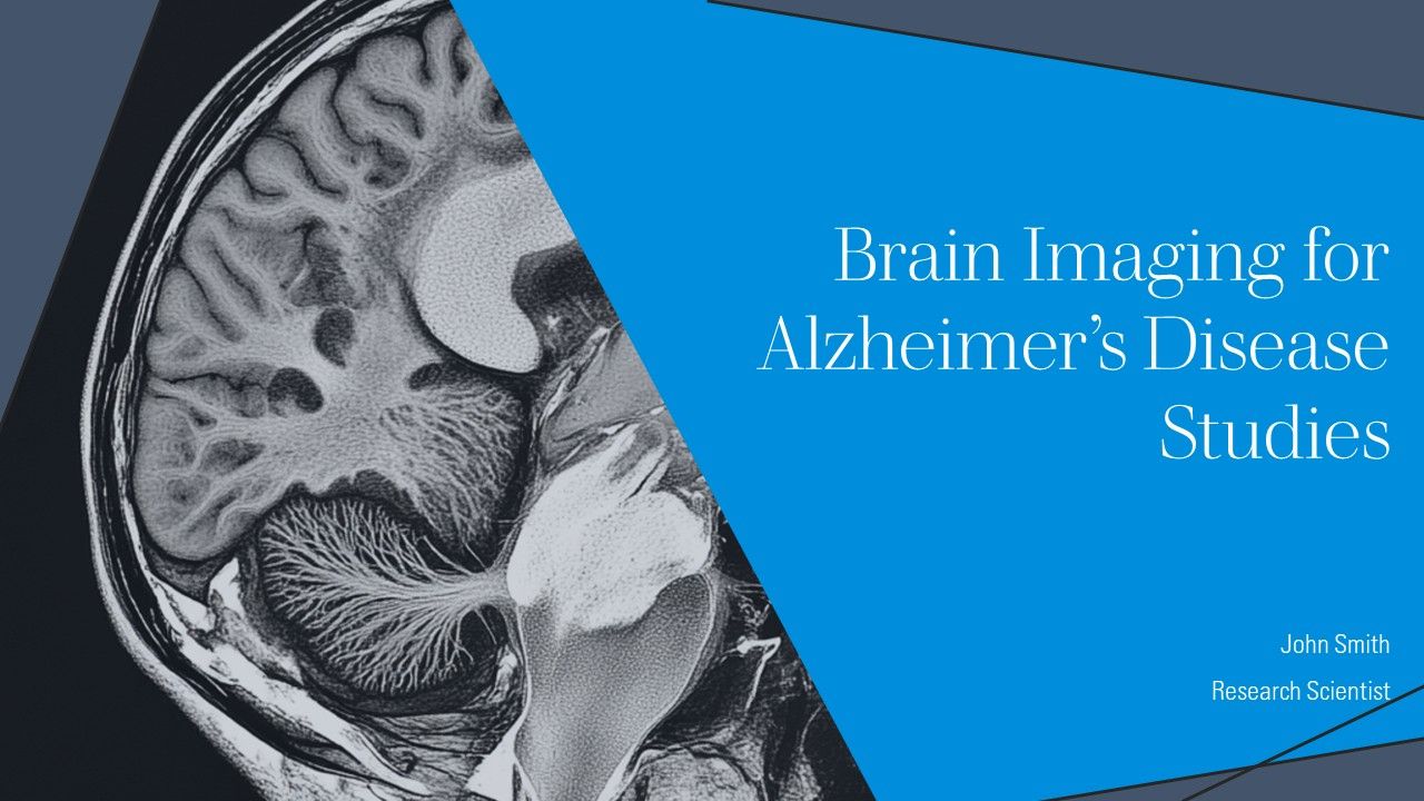 Brain Imaging For Alzheimers Disease Studies PPT Template AT Brain Imaging For Alzheimers Disease Studies PPT Template AT