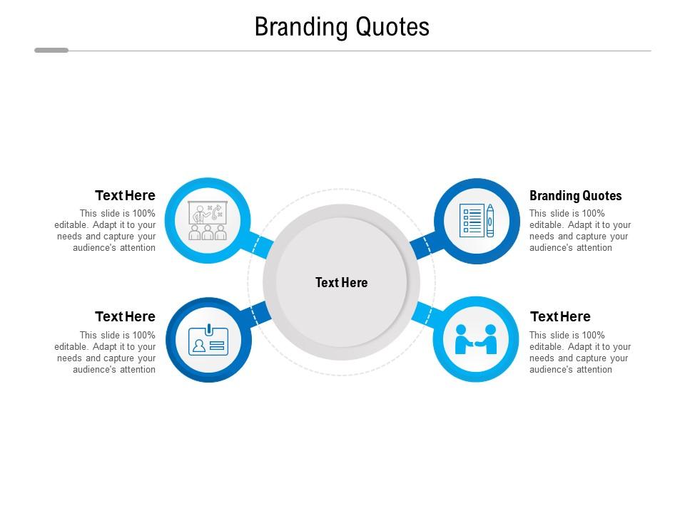 Branding quotes ppt powerpoint presentation slides graphic tips cpb Slide01