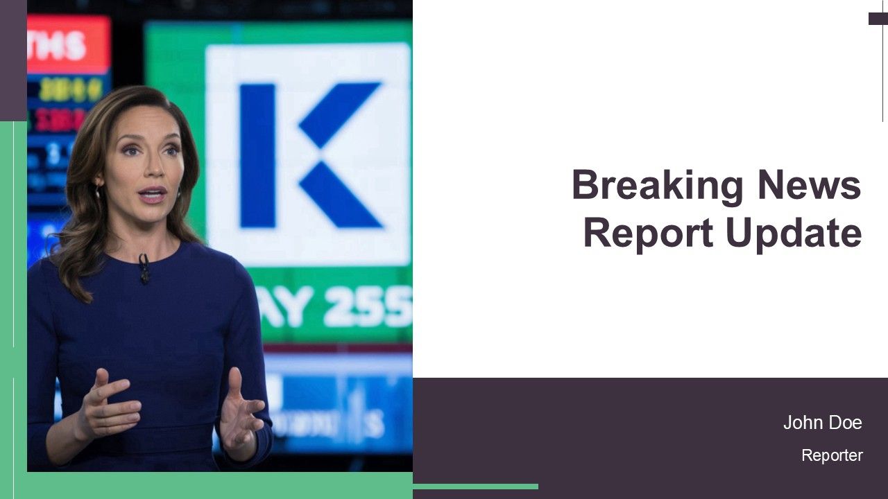Breaking News Report Update PPT Slides AT