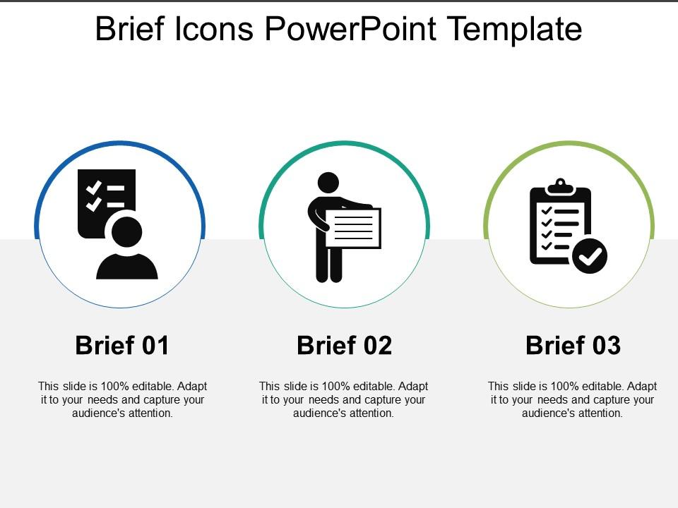 Brief icon powerpoint template Slide01