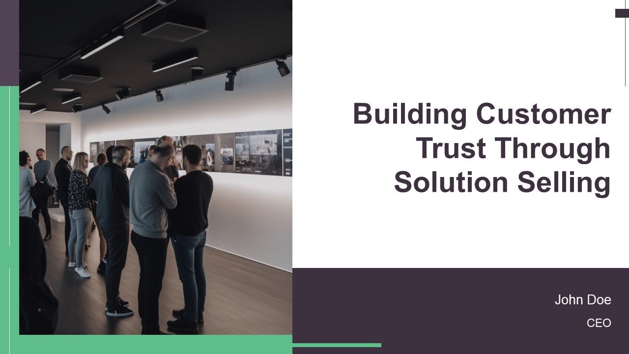 Building Customer Trust Through Solution Selling PPT PowerPoint AT