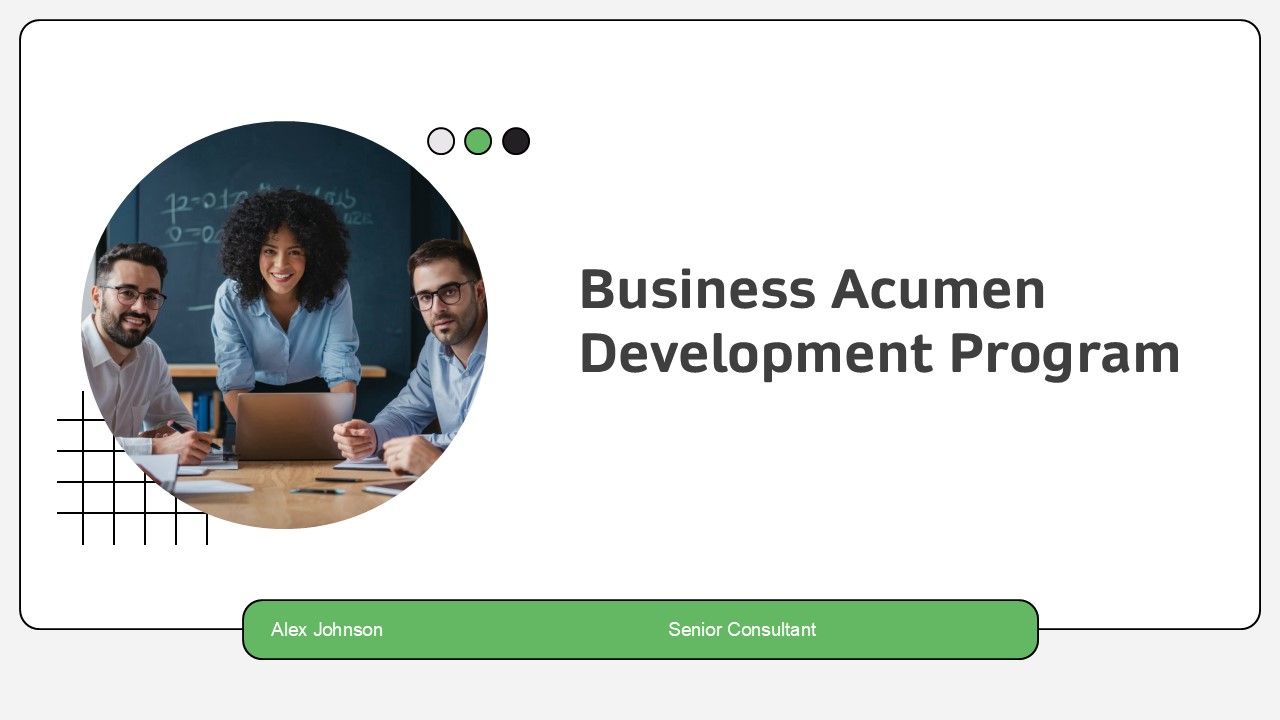 Business Acumen Development Program PPT Presentation AT Business Acumen Development Program PPT Presentation AT