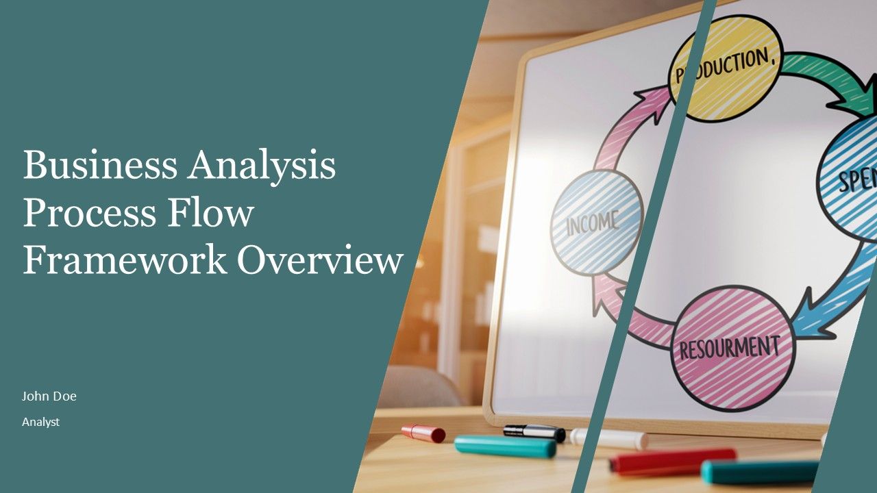 Business Analysis Process Flow Framework Overview PPT Demonstration AT
