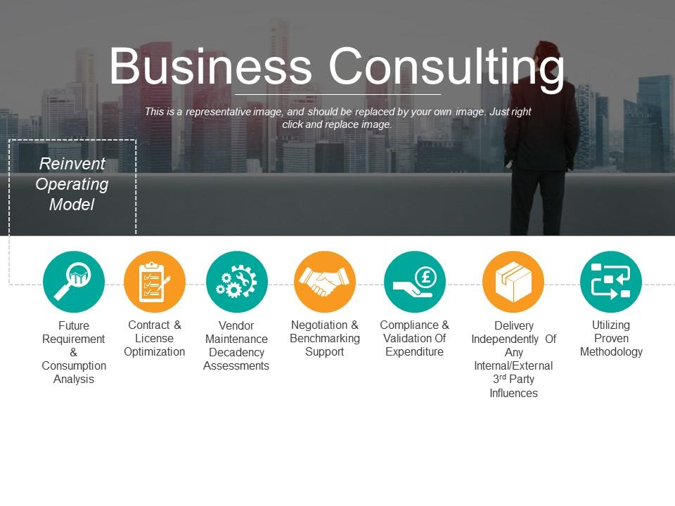 Business consulting powerpoint show Slide01