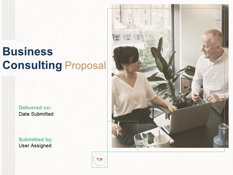 Business Consulting Proposal Powerpoint Presentation Slides Slide01