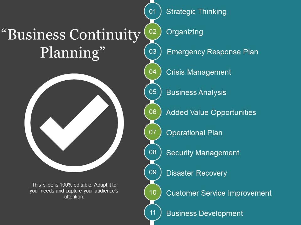 Business continuity planning example of ppt Slide01