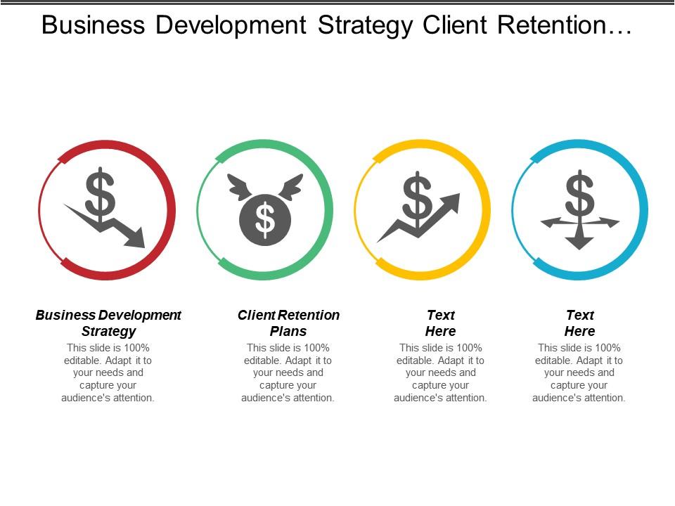 Business development strategy client retention plans disaster recovery Slide01