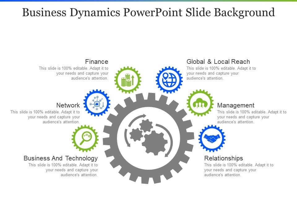 Business dynamics powerpoint slide background Slide01