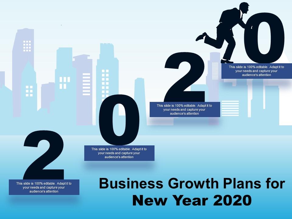 Business growth plans for new year 2020 ppt smartart