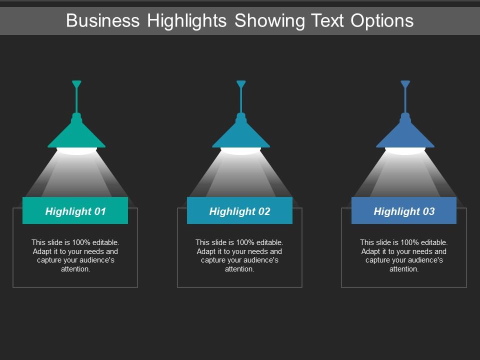 business_highlights_showing_text_options_Slide01