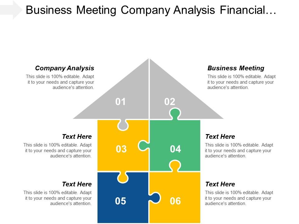 Business Meeting Company Analysis Financial Projection Leadership ...