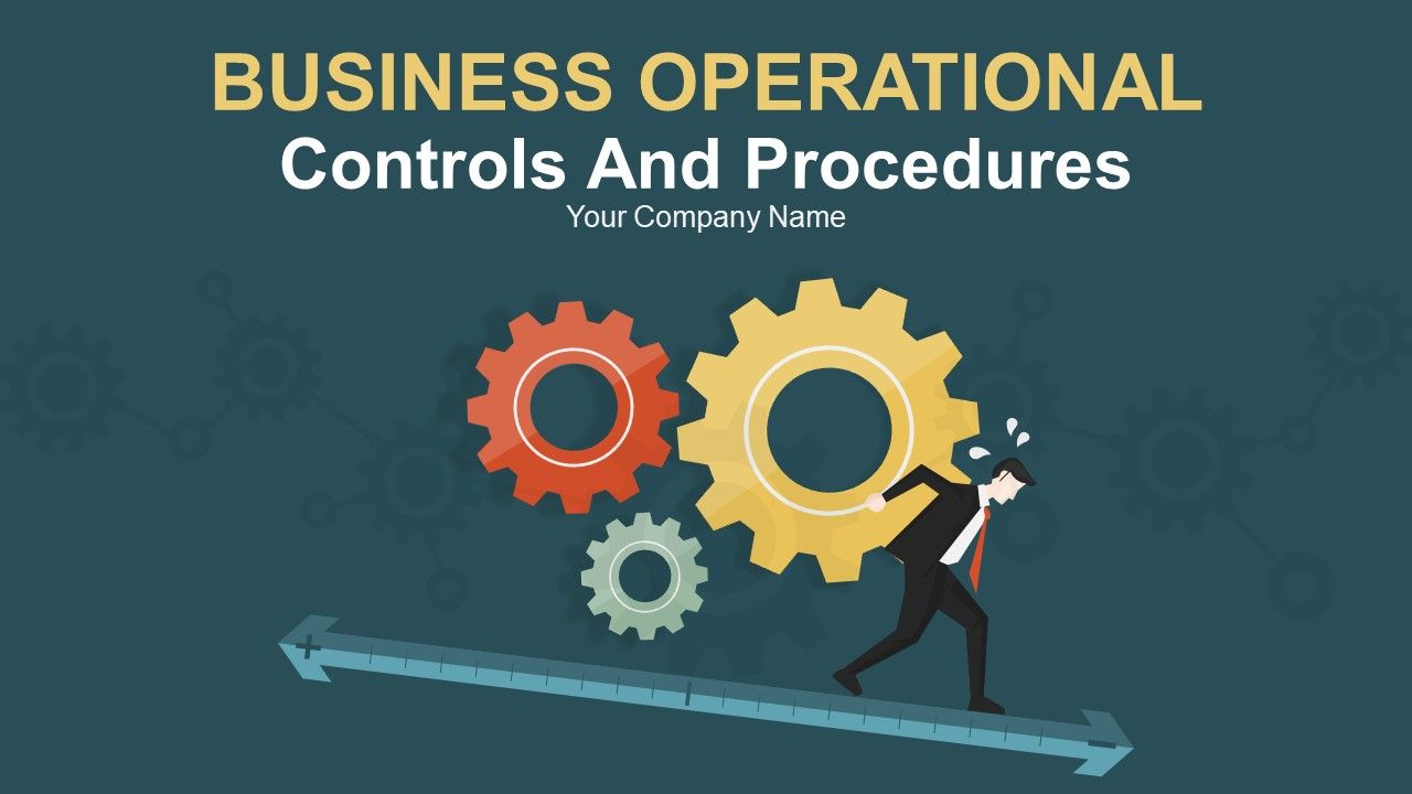 Business operational controls and procedures powerpoint presentation with slides Slide01