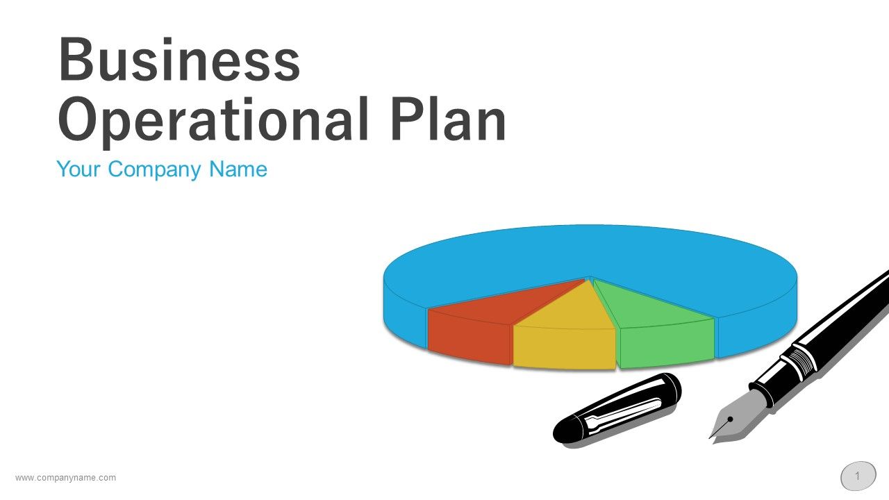 Business operational plan powerpoint presentation with slides Slide01