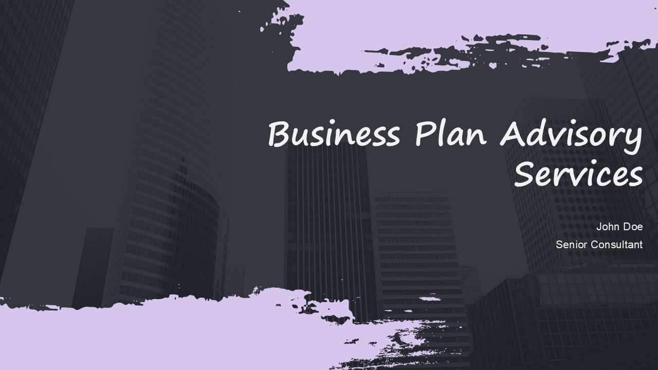 Business Plan Advisory Services PPT Graphics ACP