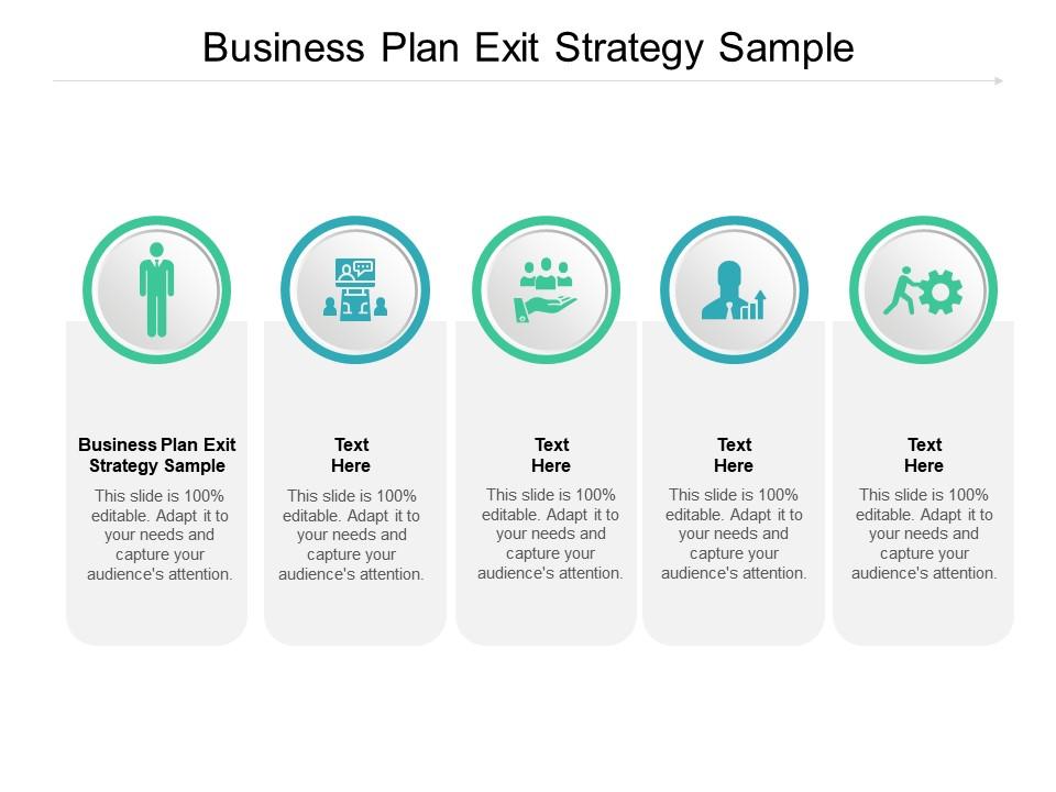 exit strategy business plan sample