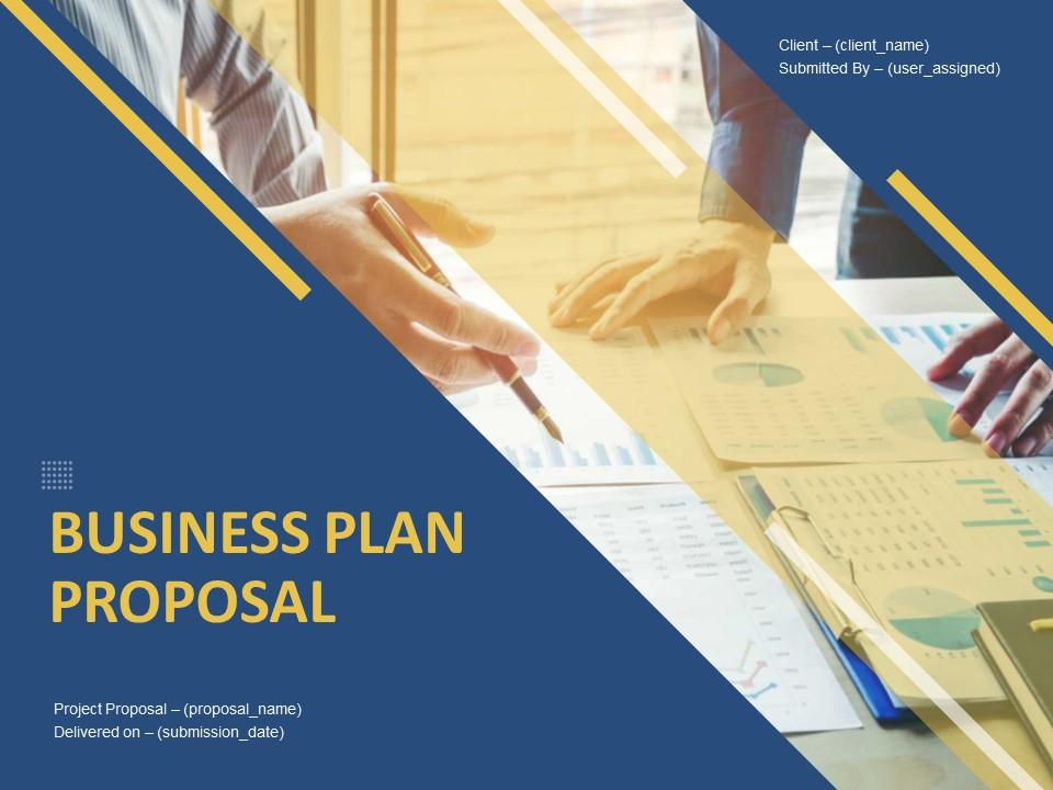 Business plan proposal powerpoint presentation slides Slide00