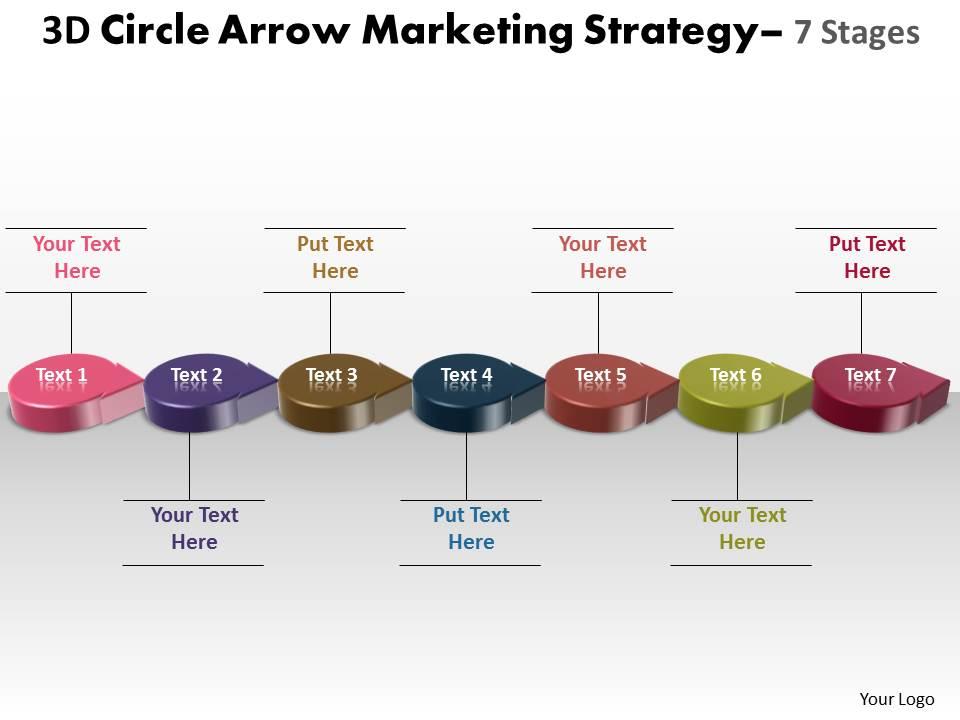 Business powerpoint templates 3d circle arrow marketing strategy sales ppt slides Slide00