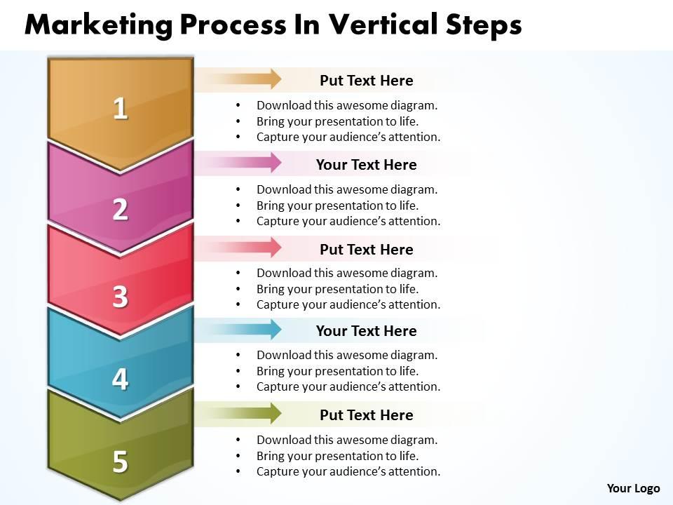Business powerpoint templates marketing process vertical steps sales ppt slides Slide00