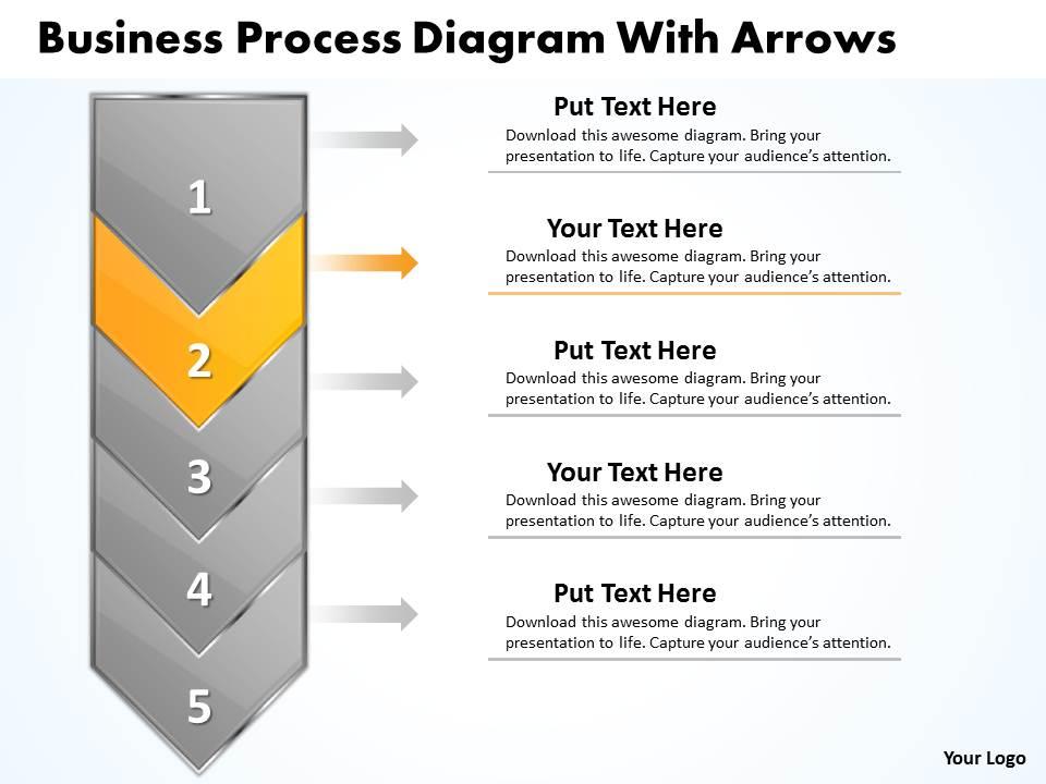 Business PowerPoint Templates process diagram with arrows 2010 Sales ...