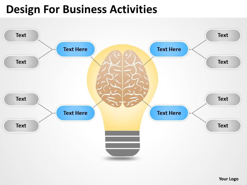 Business processes design for activities powerpoint templates Slide00