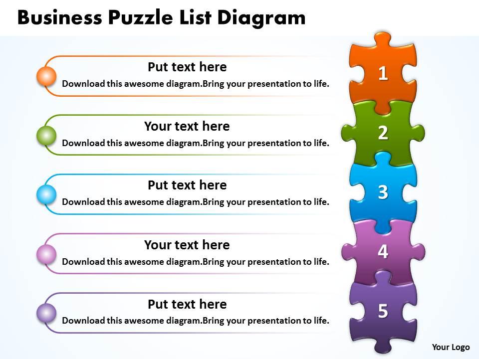 business_puzzle_list_diagarm_powerpoint_templates_ppt_presentation_slides_0812_Slide01