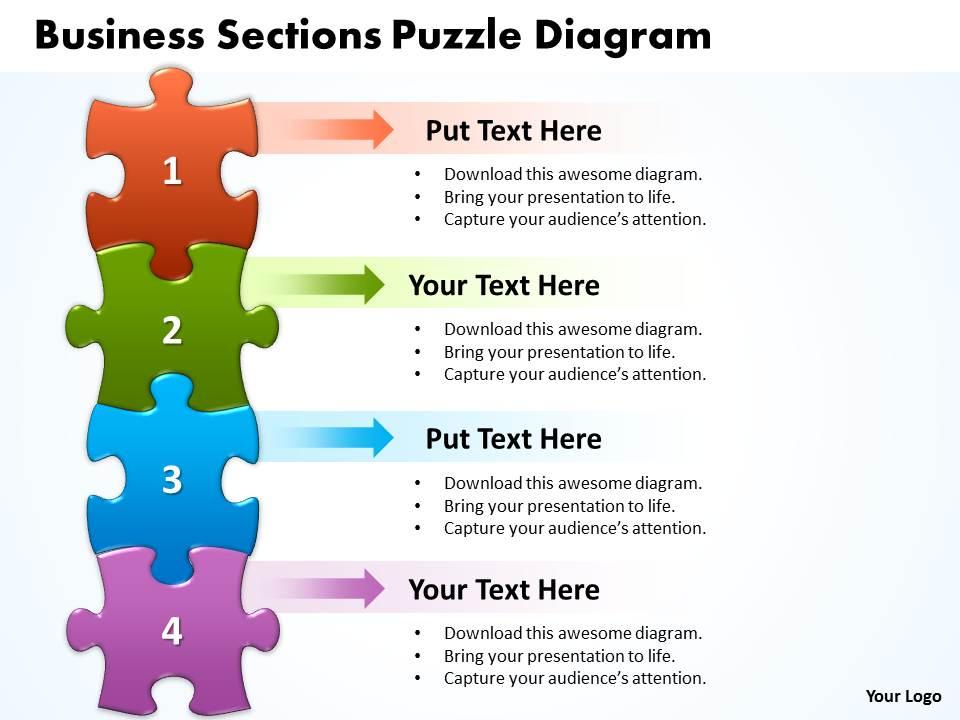 business_sections_puzzle_diagram_powerpoint_templates_ppt_presentation_slides_0812_Slide01