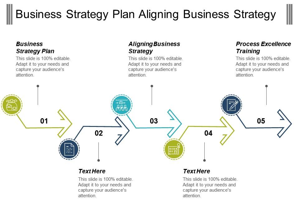 business_strategy_plan_aligning_business_strategy_process_excellence_training_cpb_Slide01