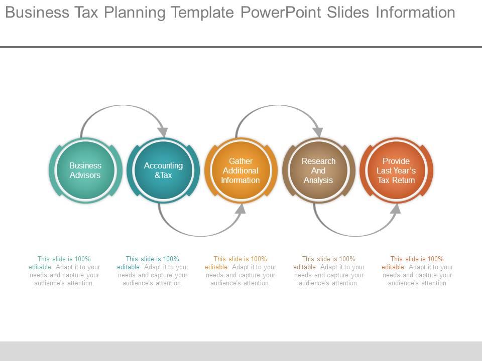 Business Tax Planning Template Powerpoint Slides Information ...