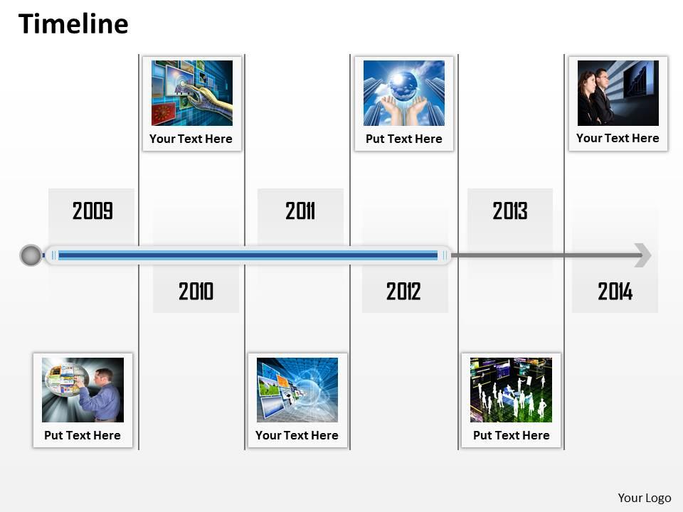 Business timeline roadmap diagram 0114