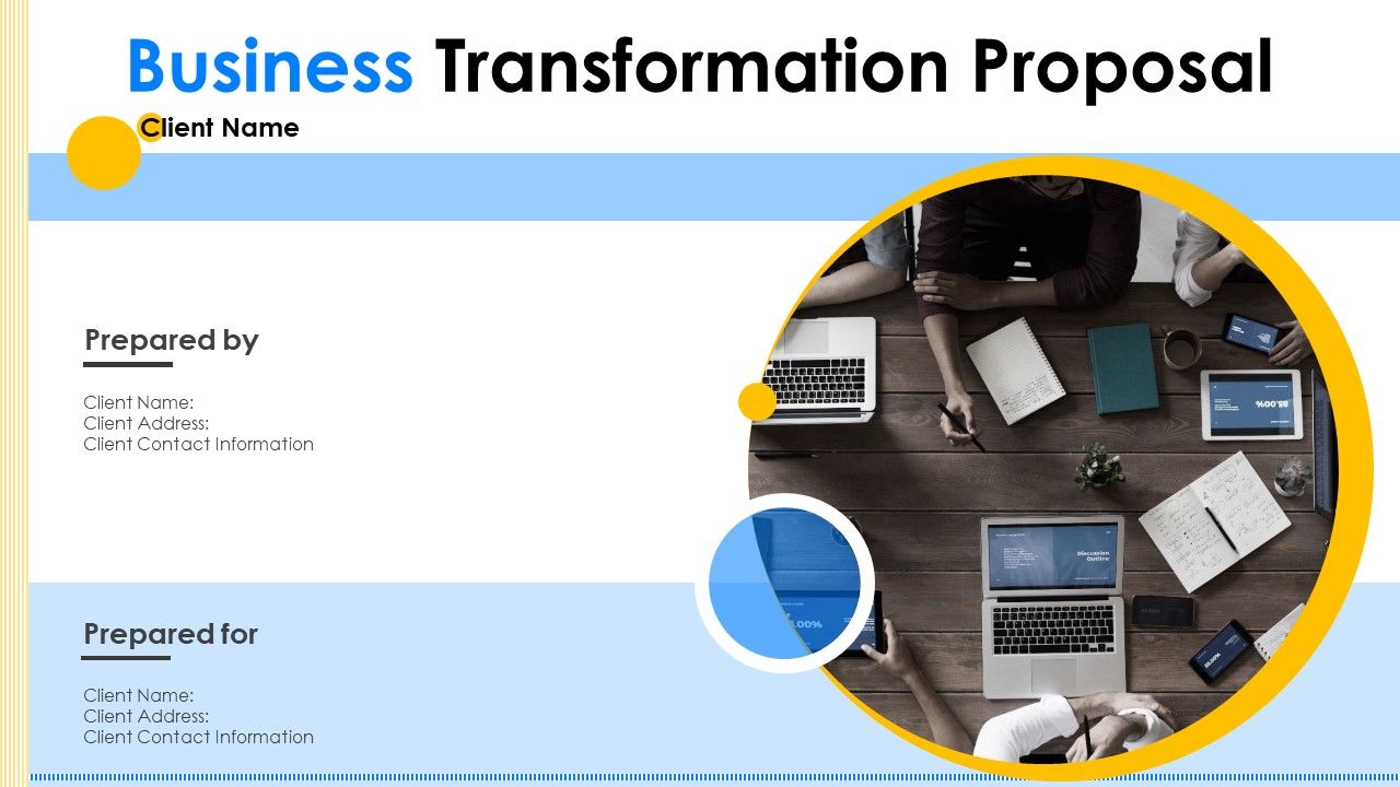 Business Transformation Proposal Powerpoint Presentation Slides Slide01