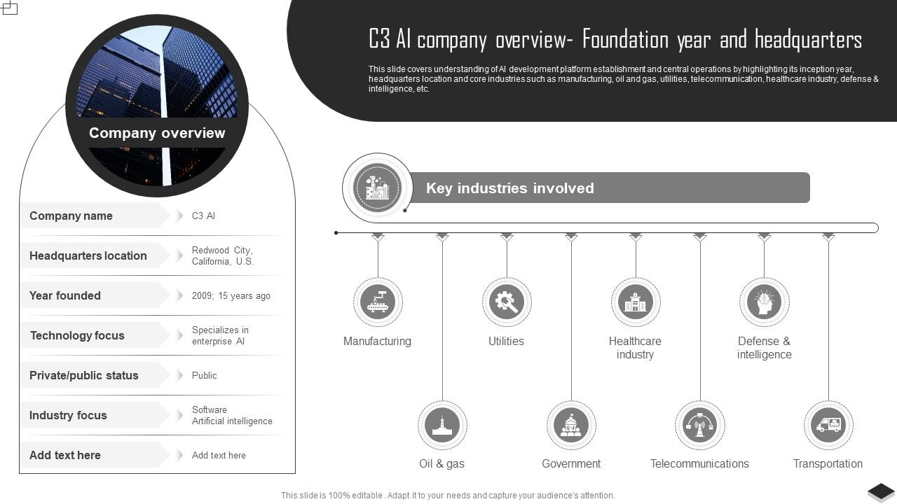 C3 AI Company Overview Foundation Complete Insights Into C3 AIs Ppt ...